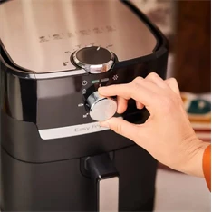 Tefal Easy Fry & Grill EY501815 Forrólevegős sütő 1550W, Fekete