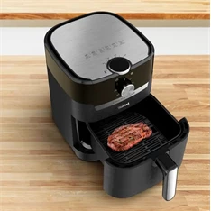 Tefal Easy Fry & Grill EY501815 Forrólevegős sütő 1550W, Fekete