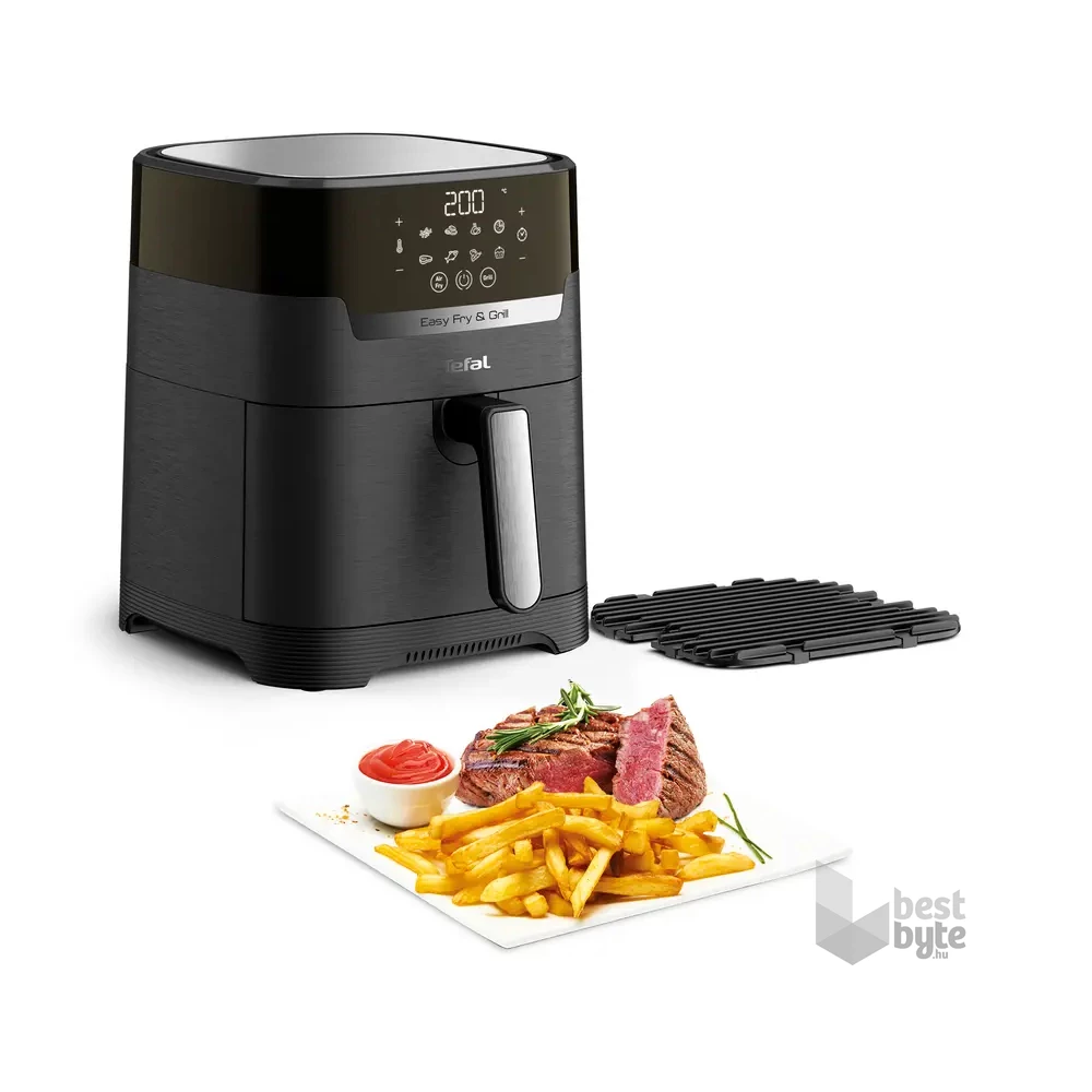 Tefal EY505815 2 az 1-ben fekete 4,2 L forrólevegős sütő