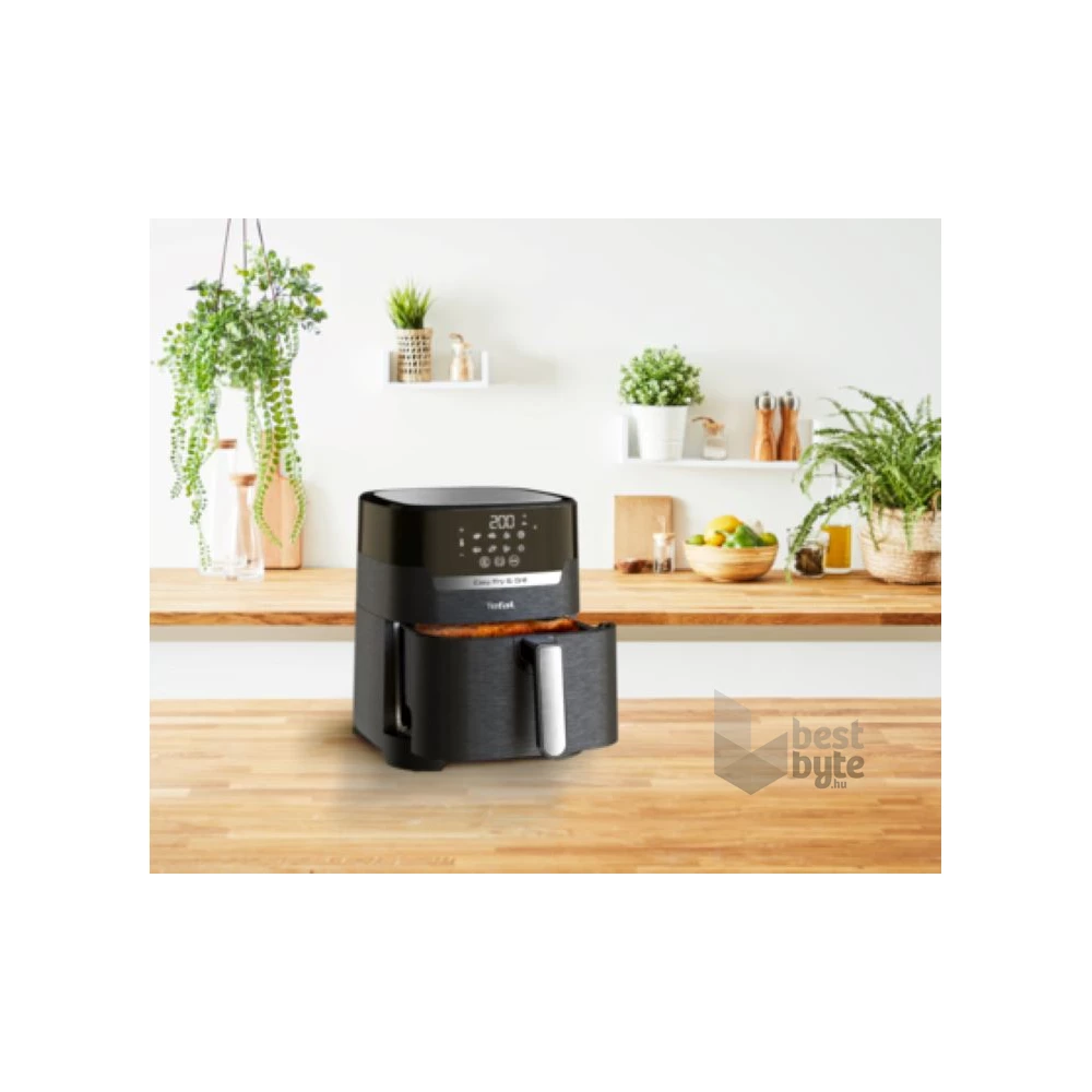 Tefal EY505815 2 az 1-ben fekete 4,2 L forrólevegős sütő