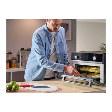 Tefal FW606810 Easy Fry fekete 20 L-es multifunkciós forrólevegős sütő