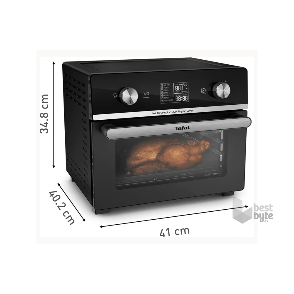Tefal FW606810 Easy Fry fekete 20 L-es multifunkciós forrólevegős sütő