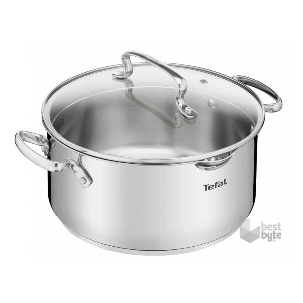 Tefal G7194455 Duetto+ 20 cm fazék, rozsdamentes acél