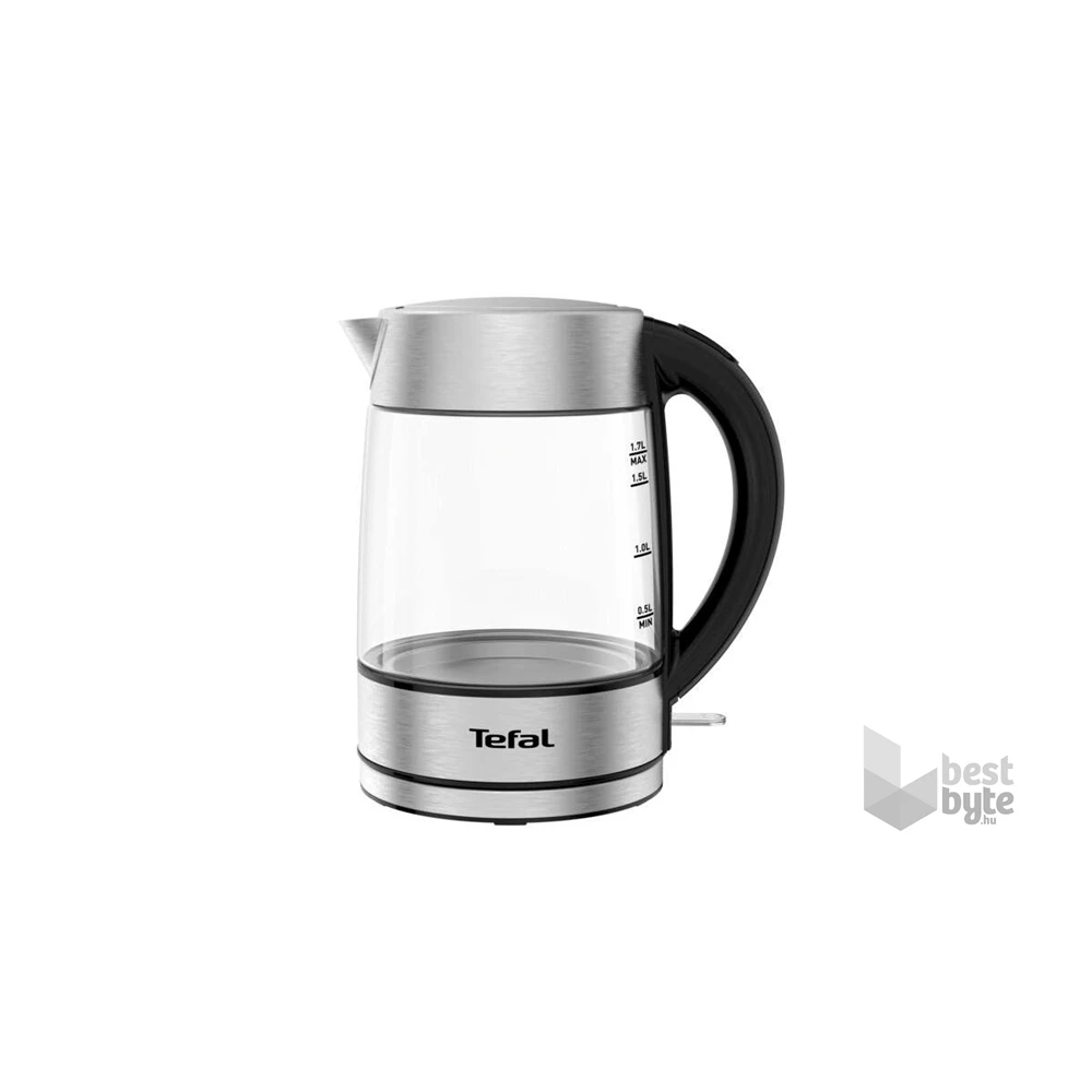Tefal KI772D38 1,7L-es inox üveg vízforraló
