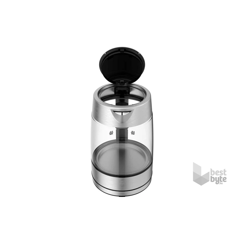 Tefal KI772D38 1,7L-es inox üveg vízforraló
