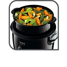 Tefal RK103811 Classic fekete 10 személyes rizsfőző (Újracsomagolt)
