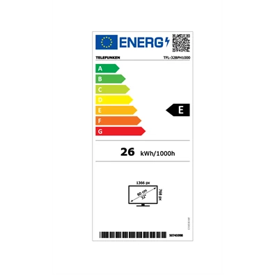 Telefunken 32" TFL-32BPH1000 HD Ready LCD TV (Újracsomagolt)