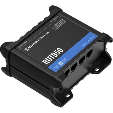 Teltonika RUT950 3x10/100Mbps LAN 2xminiSIM WiFi 4G/LTE CAT4 Vezeték nélküli ipari router