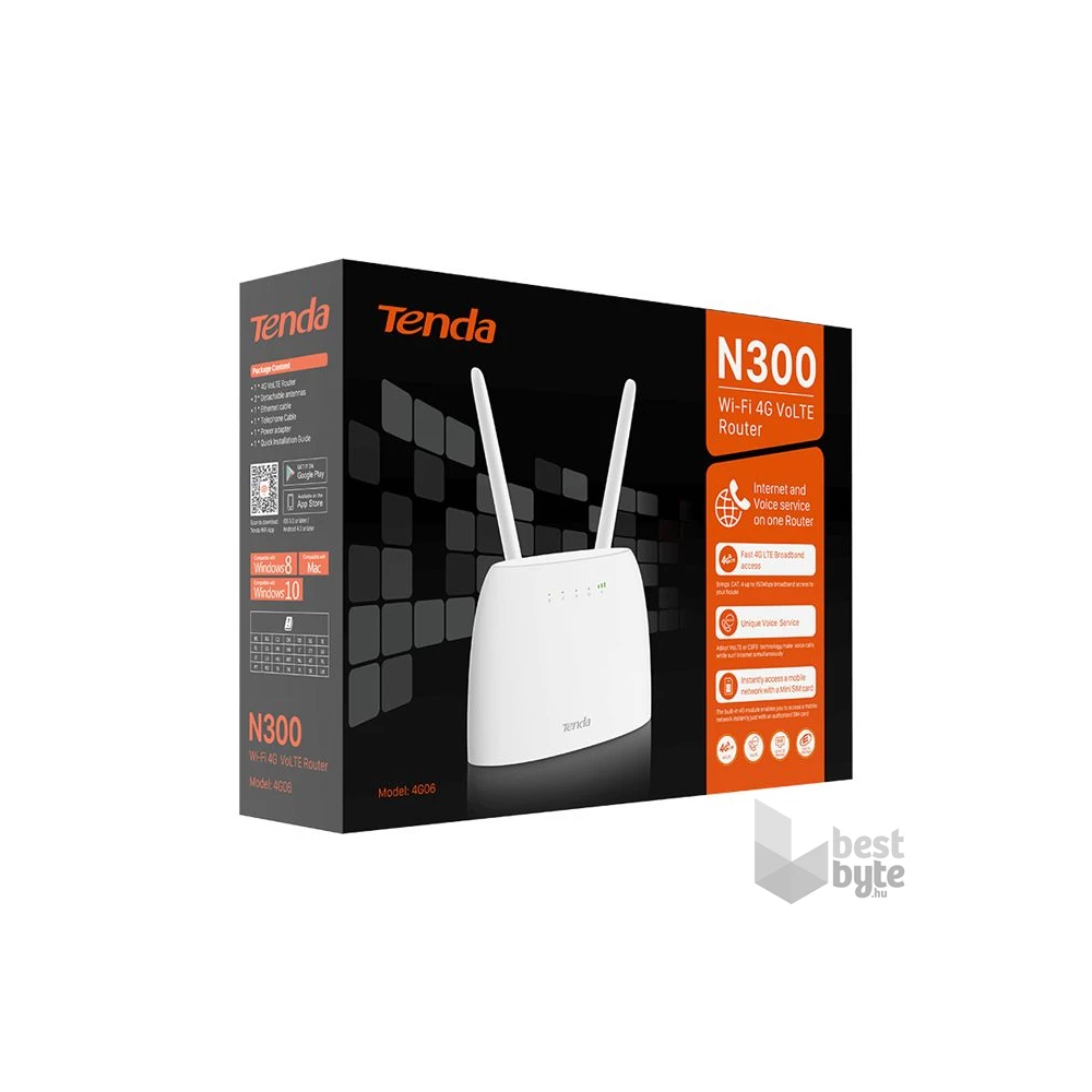 Tenda 4G06 N300 4G VoLTE router