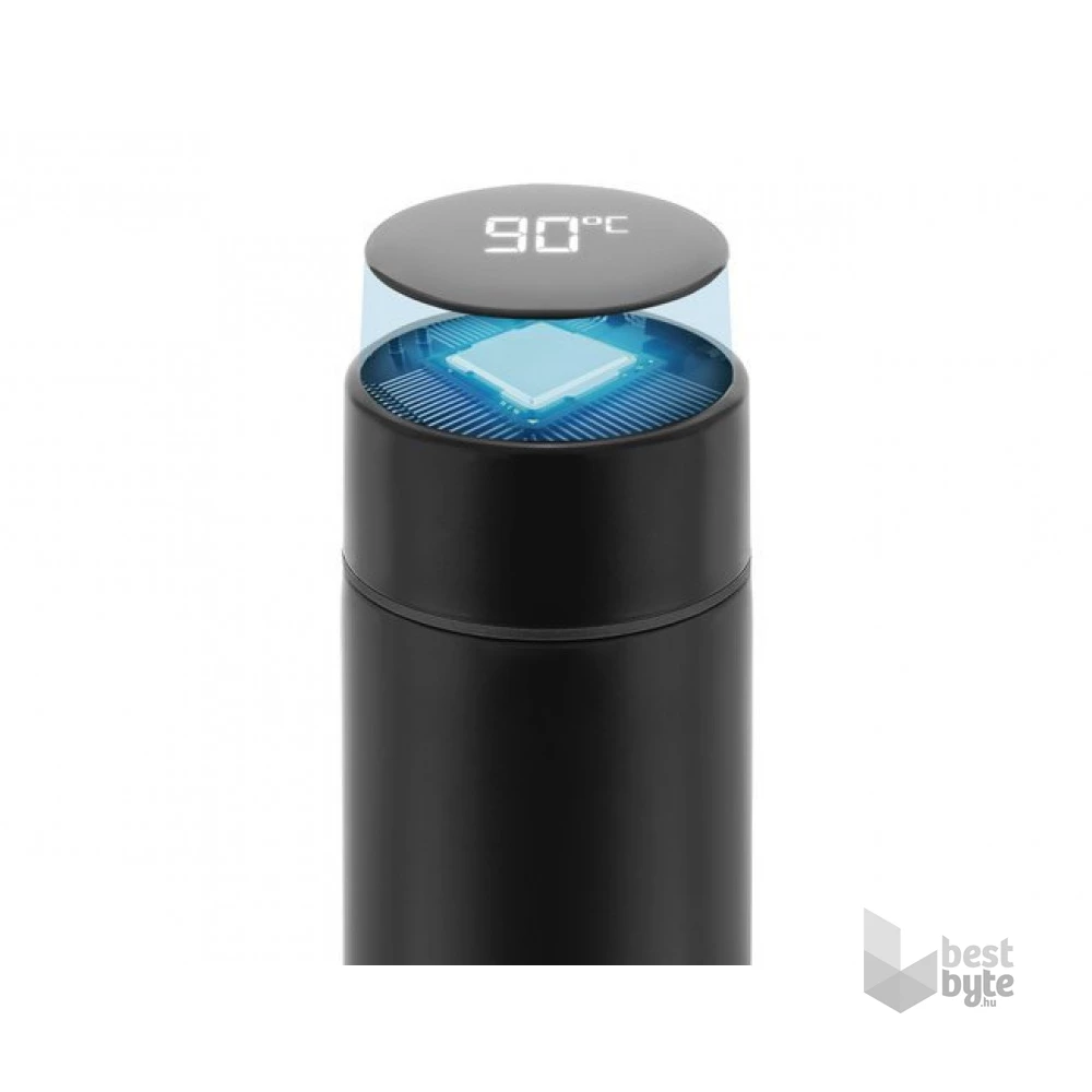 Termosz digitális kijelzővel, 500 ml