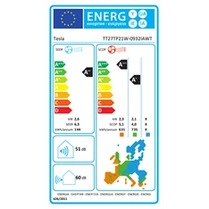 Tesla Select 2,7 kW split klíma csepptálca fűtés TT27TP21W-0932IAWT