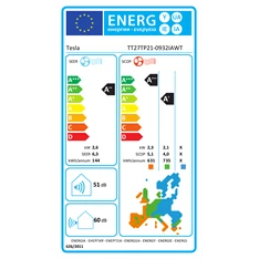 Tesla Select 2,7 kW split klíma csepptálca fűtés TT27TP21-0932IAWT