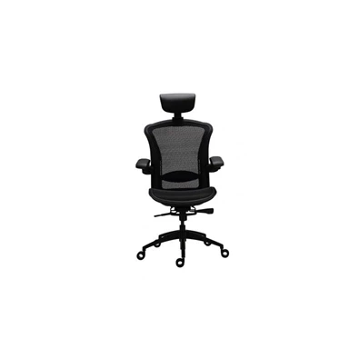 Tesoro Alphaeon E5 Mesh (BL/BL) fekete irodai forgószék