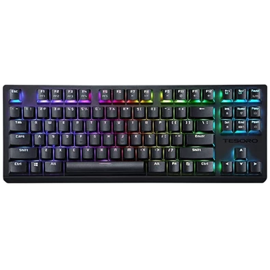 Tesoro GRAM Spectrum TKL - red switch magyar fekete mechanikus billentyűzet