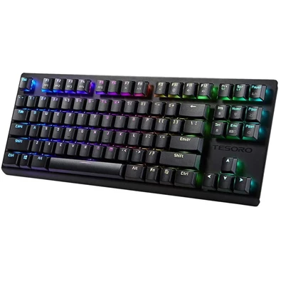 Tesoro GRAM Spectrum TKL - red switch magyar fekete mechanikus billentyűzet