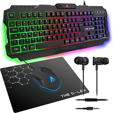 The G-Lab COMBO-HELIUM/HU 4in1 (KEYZ 120 billentyűzet, KULT HELIUM egér+pad, INT 100 fülhallgató, magyar) gamer kombó