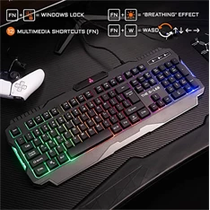 The G-Lab COMBO-HELIUM/HU 4in1 (KEYZ 120 billentyűzet, KULT HELIUM egér+pad, INT 100 fülhallgató, magyar) gamer kombó