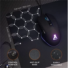 The G-Lab COMBO-HELIUM/HU 4in1 (KEYZ 120 billentyűzet, KULT HELIUM egér+pad, INT 100 fülhallgató, magyar) gamer kombó