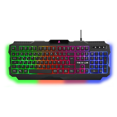 The G-Lab COMBO-HELIUM/HU 4in1 (KEYZ 120 billentyűzet, KULT HELIUM egér+pad, INT 100 fülhallgató, magyar) gamer kombó