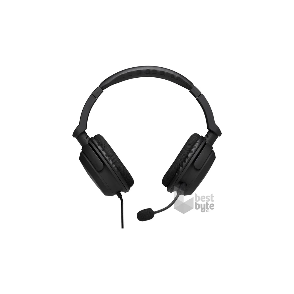 The G-Lab KORP-CARBON vezetékes fehér gamer headset