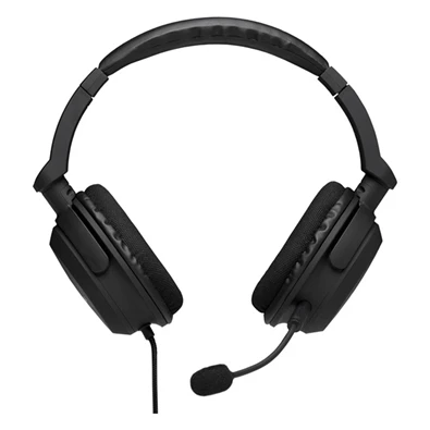 The G-Lab KORP-CARBON vezetékes fehér gamer headset