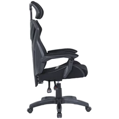 The G-Lab KS BARIUM BLACK (állítható magasság; áll. kartámasz) fekete gamer szék