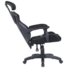 The G-Lab KS BARIUM BLACK (állítható magasság; áll. kartámasz) fekete gamer szék