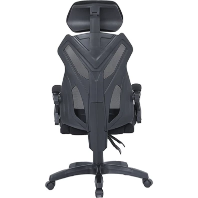 The G-Lab KS BARIUM BLACK (állítható magasság; áll. kartámasz) fekete gamer szék