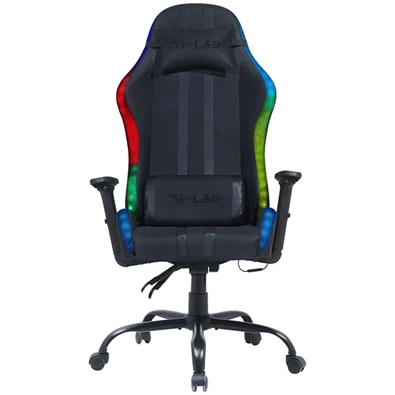 The G-Lab KS ELECTRON EX RGB LED fekete gamer szék