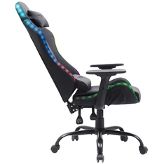 The G-Lab KS ELECTRON EX RGB LED fekete gamer szék