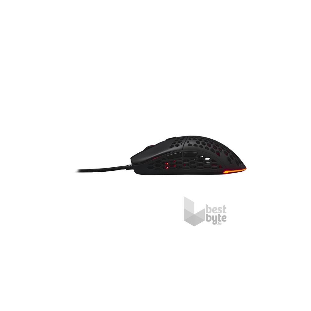 The G-Lab KULT-OXYGEN-B RGB vezetékes fekete gamer egér