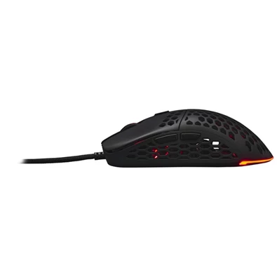The G-Lab KULT-OXYGEN-B RGB vezetékes fekete gamer egér