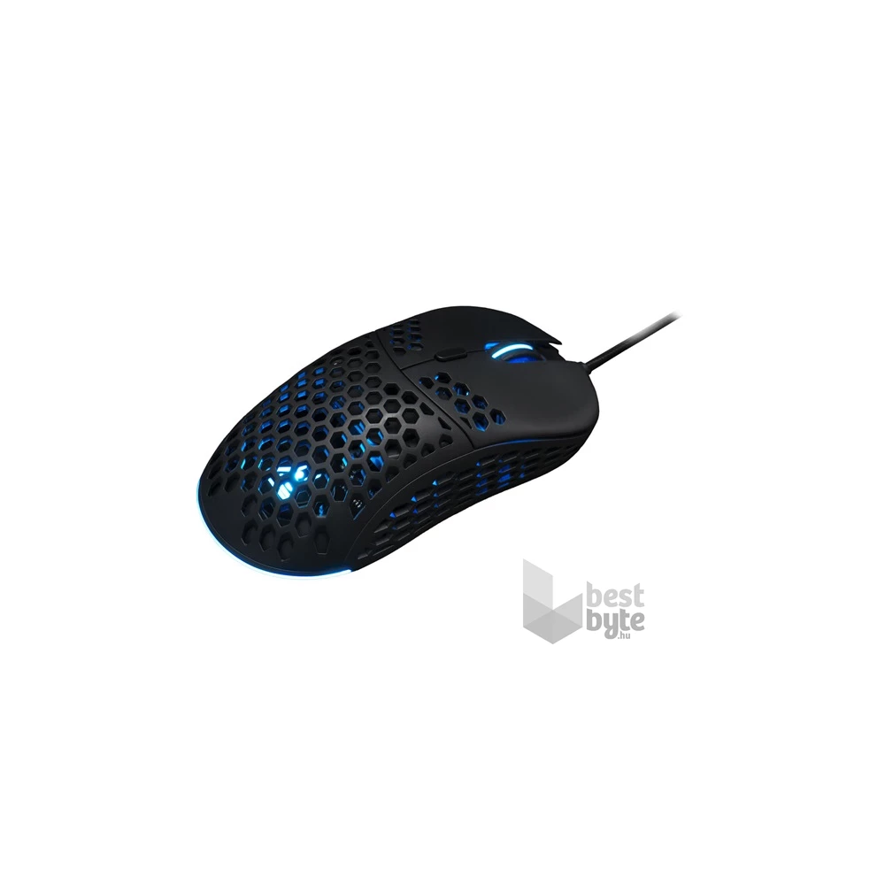 The G-Lab KULT-OXYGEN-B RGB vezetékes fekete gamer egér