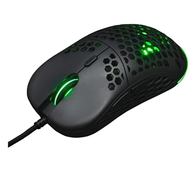 The G-Lab KULT-OXYGEN-B RGB vezetékes fekete gamer egér