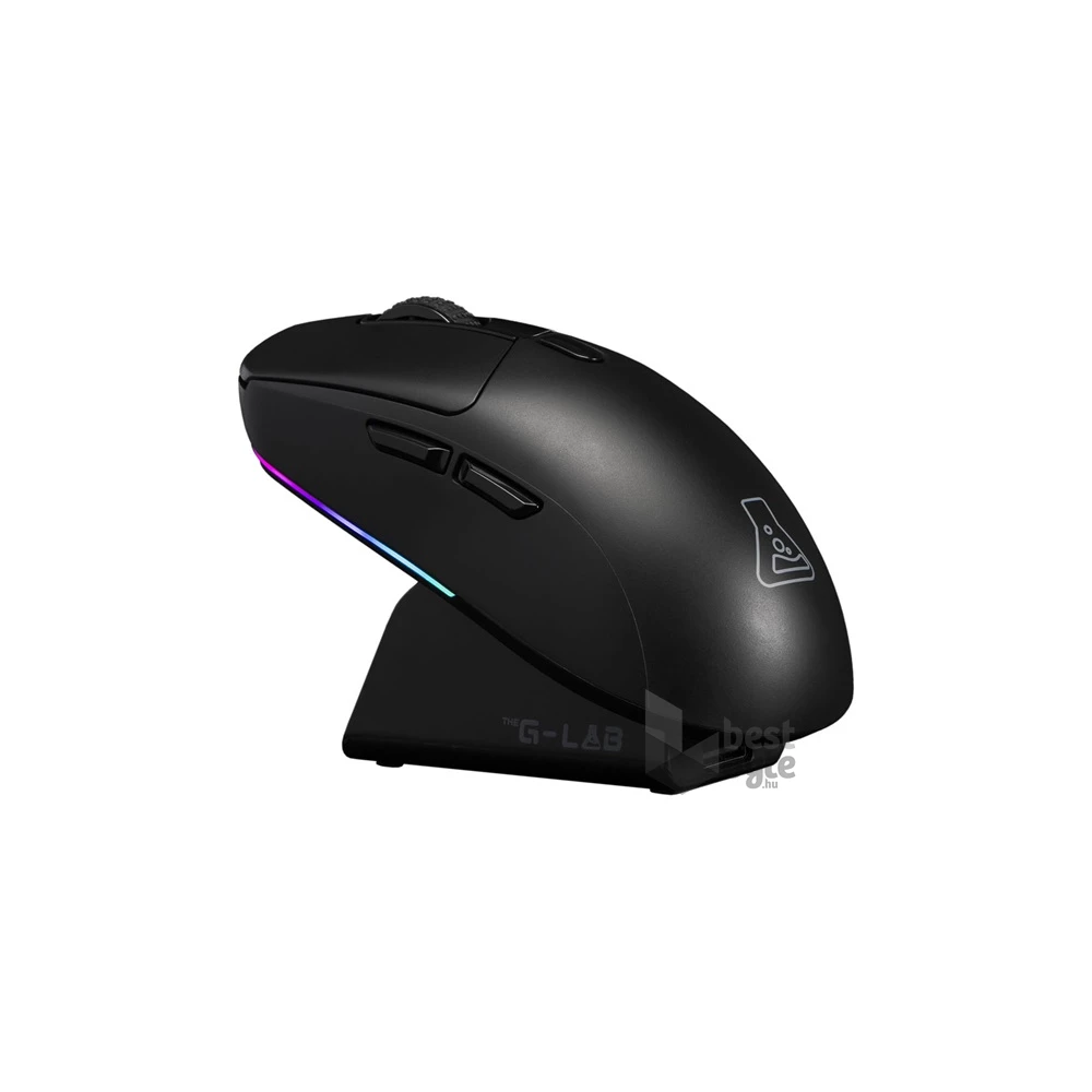 The G-Lab KULT-TITAN-PRO-B USB/2,4Ghz/Bluetooth RGB vezeték nélküli gamer egér