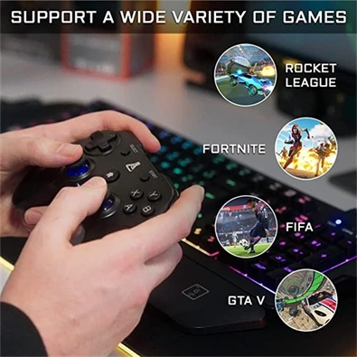 The G-Lab K-PAD-THORIUM-WL K PAD THORIUM WL USB PC/PS3/Android vezeték nélküli fekete kontroller
