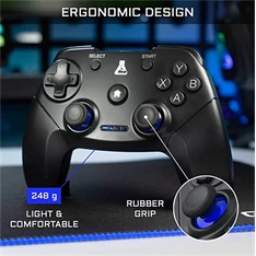 The G-Lab K-PAD-THORIUM-WL K PAD THORIUM WL USB PC/PS3/Android vezeték nélküli fekete kontroller