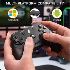 The G-Lab K-PAD-THORIUM-WL K PAD THORIUM WL USB PC/PS3/Android vezeték nélküli fekete kontroller