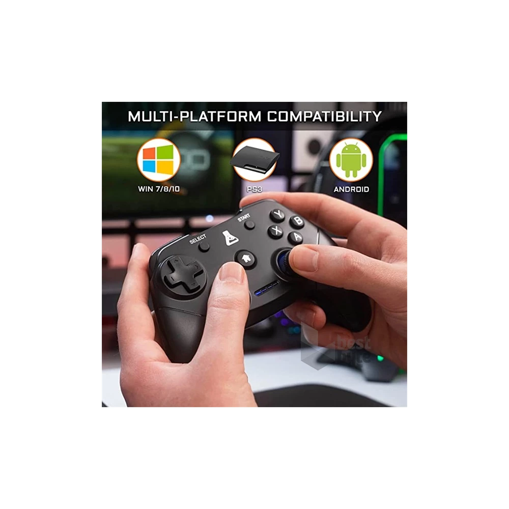 The G-Lab K-PAD-THORIUM-WL K PAD THORIUM WL USB PC/PS3/Android vezeték nélküli fekete kontroller