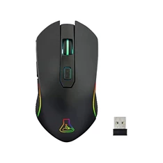 The G-Lab KULT-XENON Vezeték nélküli Gamer Egér - KULT XENON (5000 DPI, 6 gomb, makro, RGB LED, fekete)