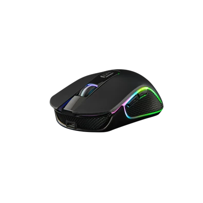 The G-Lab KULT-XENON Vezeték nélküli Gamer Egér - KULT XENON (5000 DPI, 6 gomb, makro, RGB LED, fekete)