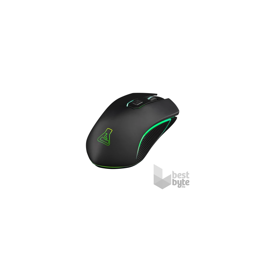 The G-Lab KULT-XENON Vezeték nélküli Gamer Egér - KULT XENON (5000 DPI, 6 gomb, makro, RGB LED, fekete)