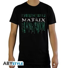 The Matrix "The Matrix" fekete féri póló, XL méret
