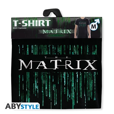 The Matrix "The Matrix" fekete féri póló, XL méret