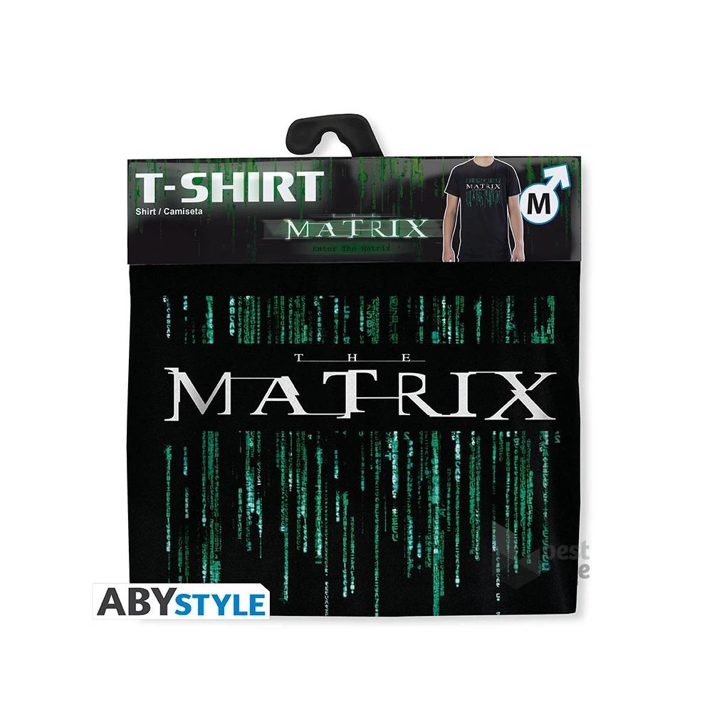 The Matrix "The Matrix" fekete féri póló, XL méret