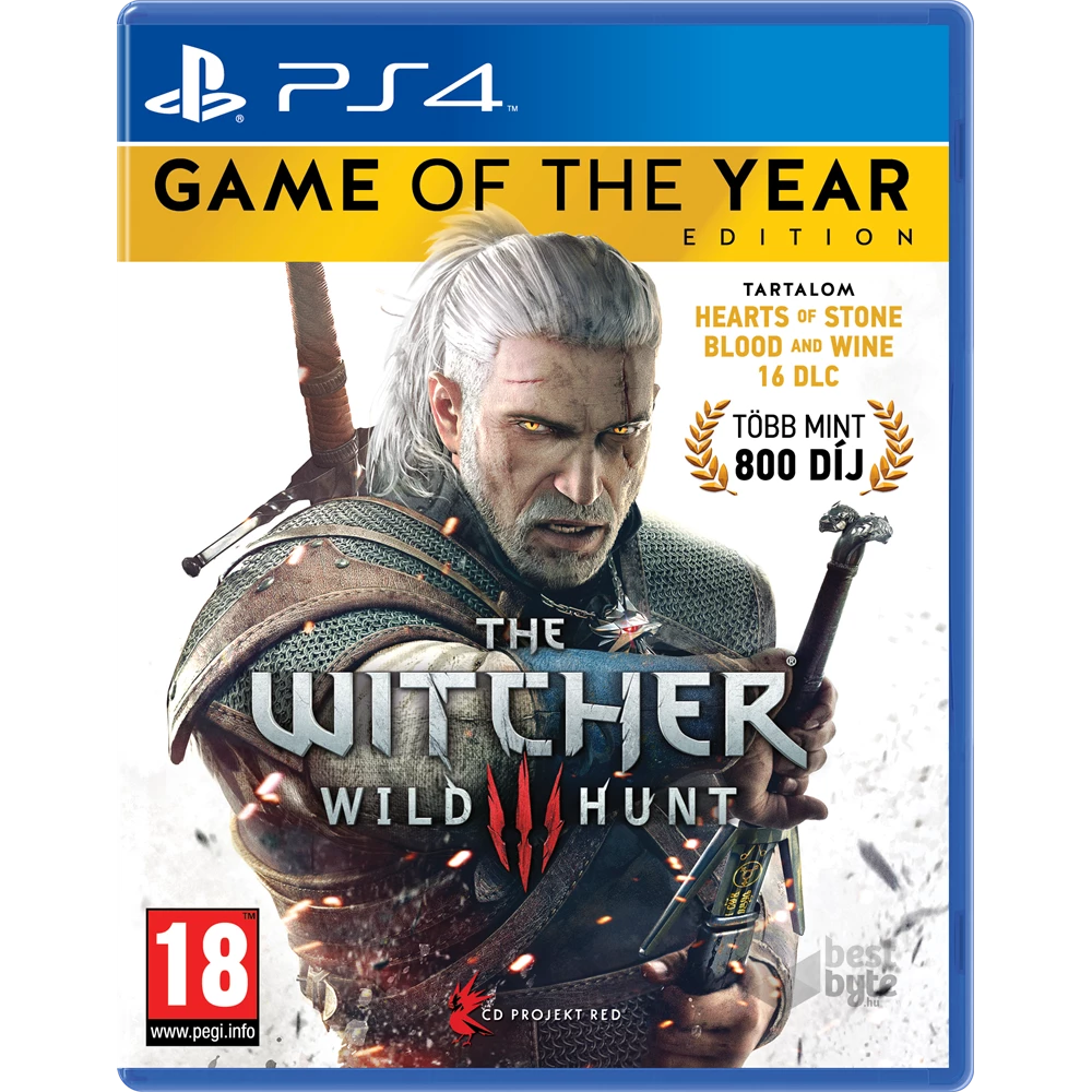 The Witcher 3: The Wild Hunt - Game Of The Year Edition PS4 játékszoftver