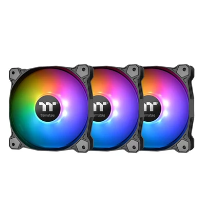 Thermaltake 120mm Pure Plus 12 RGB 3-pack ház hűtőventilátor