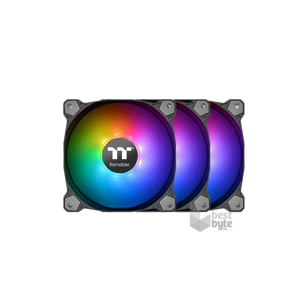 Thermaltake 120mm Pure Plus 12 RGB 3-pack ház hűtőventilátor