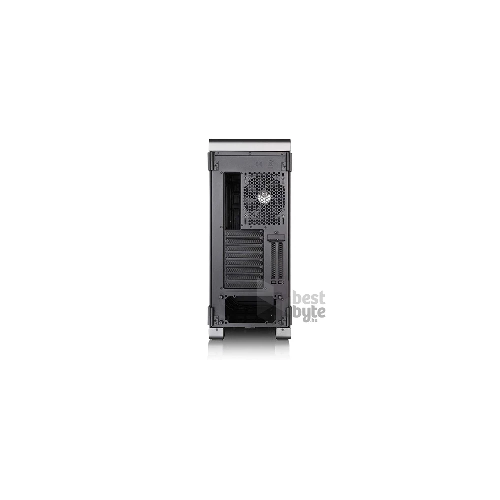 Thermaltake A500 Aluminum Tempered Glass Edition táp nélküli ablakos Mid Tower számítógépház szürke