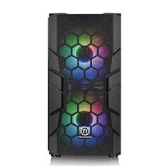 Thermaltake Commander C33 TG ARGB Fekete ablakos (Táp nélküli) ATX ház